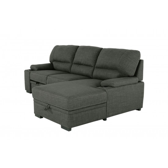 Gallo 2-piece Sectional Sleeper Sofa with Storage