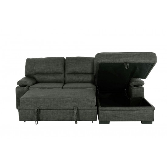 Gallo 2-piece Sectional Sleeper Sofa with Storage