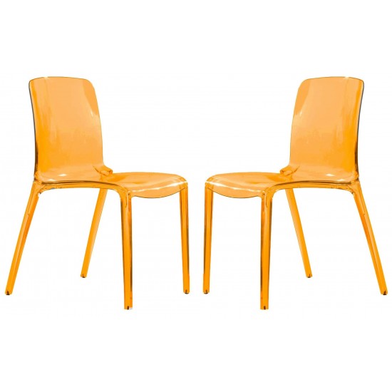 LeisureMod Murray Modern Dining Chair, Set of 2