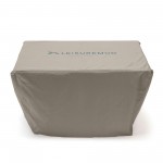 LeisureMod Chelsea Waterproof Fabric Rectangle Fire Pit Table Cover