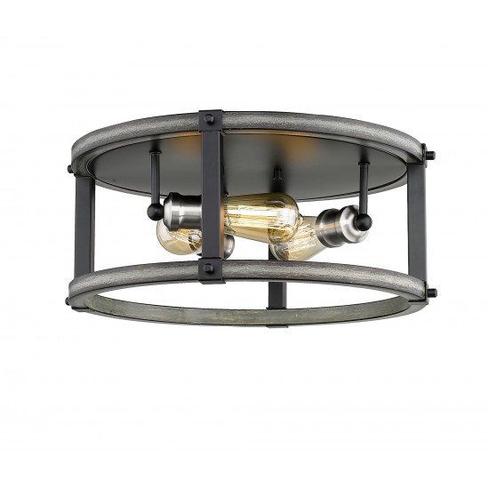 Z-Lite 3 Light Flush Mount