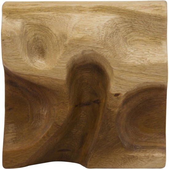 Sable Natural Nc Dead Matt Suar Wood Wall Art (9.8X9.8)