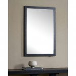 Salima Matte Black Iron Mirror (23.5X35.5)