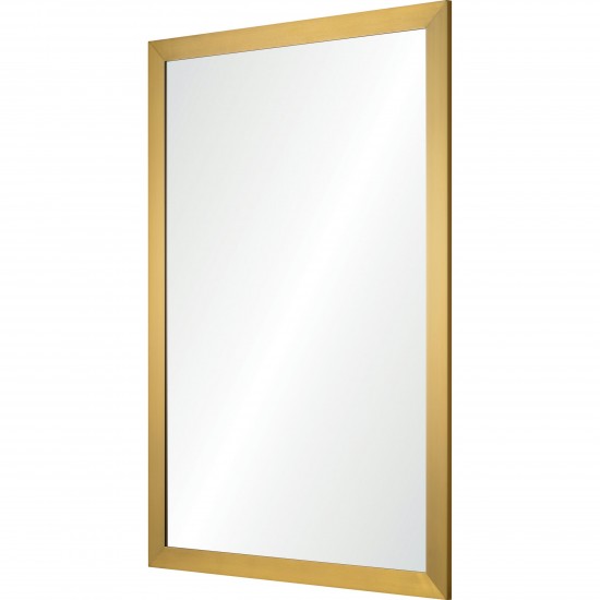 Imane Satin Brass Iron Mirror (23.5X35.5)