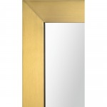 Imane Satin Brass Iron Mirror (23.5X35.5)