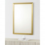 Imane Satin Brass Iron Mirror (23.5X35.5)