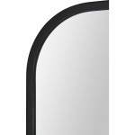 Jackline Matte Black Iron Mirror (24X36)