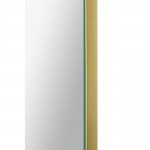 Beckah Satin Brass Iron Mirror (26X40)