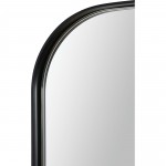 Glencoe Matte Black Iron Mirror (24X36)