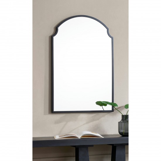 Asmara Matte Black Iron Mirror (24X36)