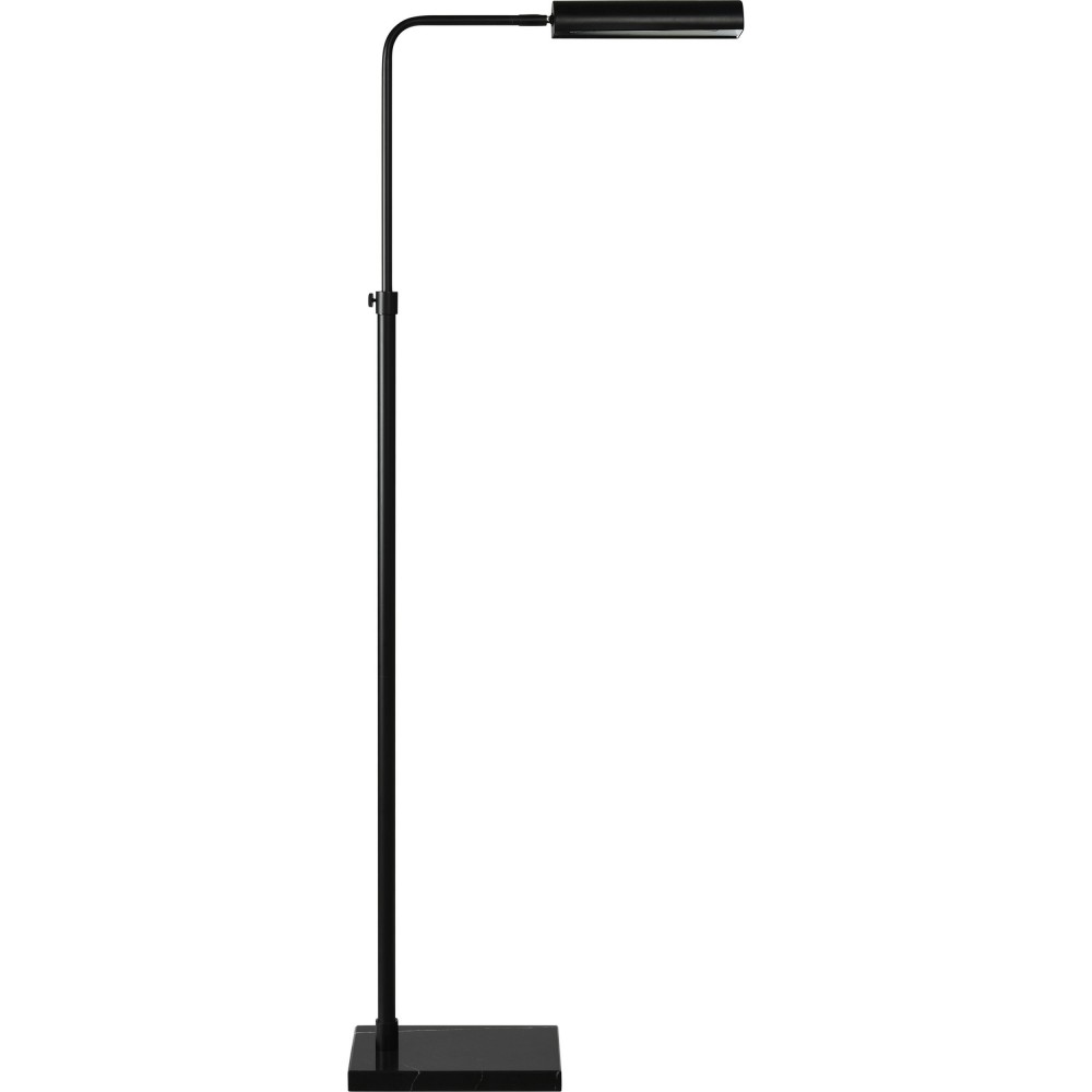 Fadia Matte Black Iron Floor Lamp