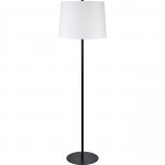 Nevin Matte Black Iron Floor Lamp