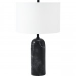 Hayden Black Marble, Iron Table Lamp