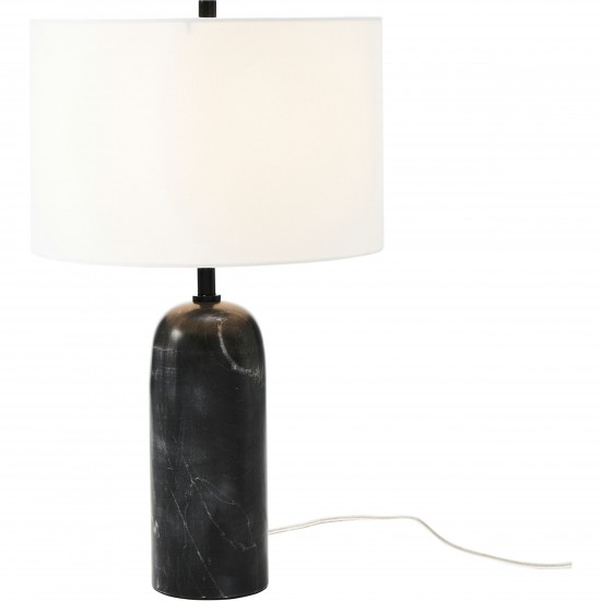 Hayden Black Marble, Iron Table Lamp