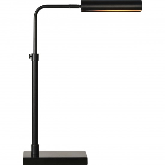 Fabolia Matte Black Iron Table Lamp