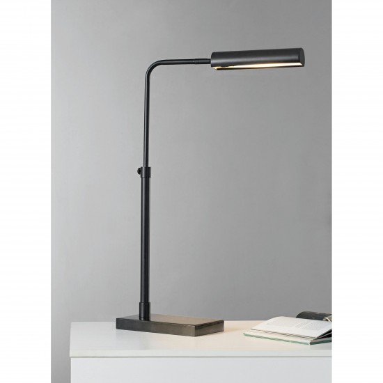 Fabolia Matte Black Iron Table Lamp