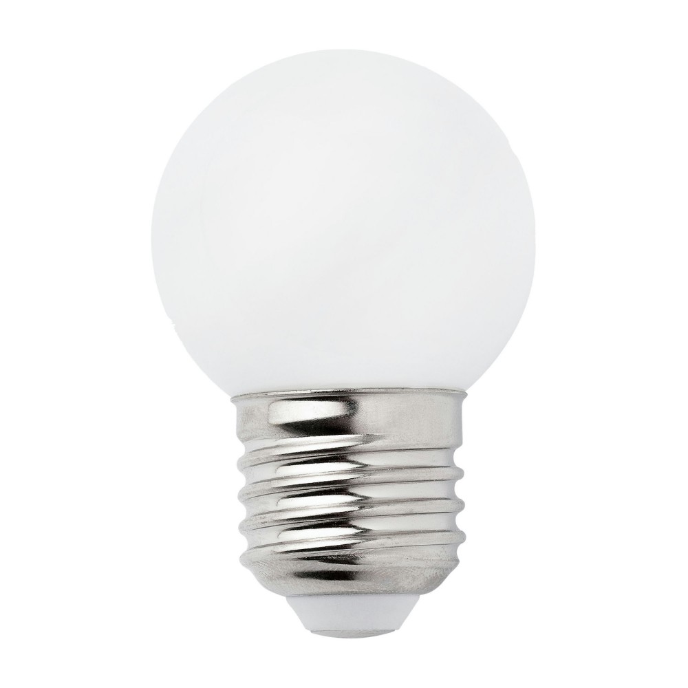 Axial Etched Glass Light Bulb