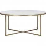 Lova Antique Brass Iron Coffee Table