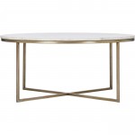 Lova Antique Brass Iron Coffee Table