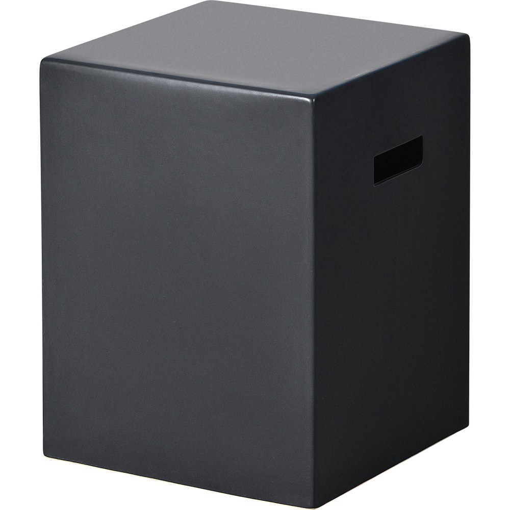 Penda Matte Black Ceramic Outdoor Table