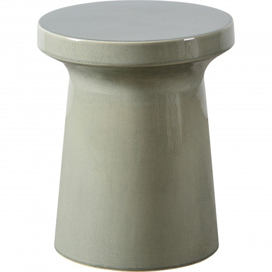 Shiloh Crackle Olive Ceramic Outdoor Table