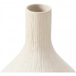 Akasia Matte Textured Ivory Ceramic Vase