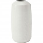 Kavali Matte Textured Off-White Ceramic Vase