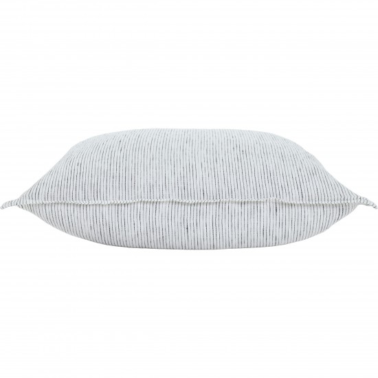 Syden White/Black Linen Pillow