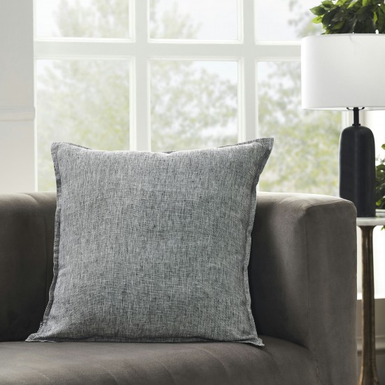 Falcon White/Black Linen Pillow