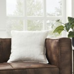 Shayaz White/Natural Linen Pillow