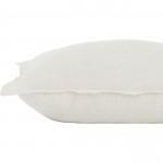 Shayaz White/Natural Linen Pillow