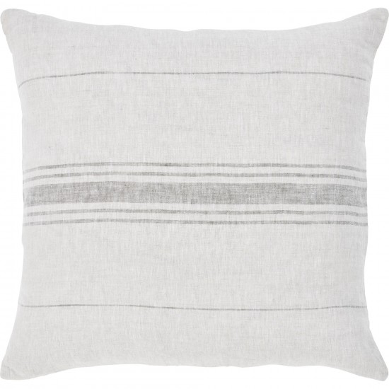 Malia Natural/Olive Linen Pillow