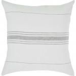 Makenna Ivory/Grey Linen Pillow