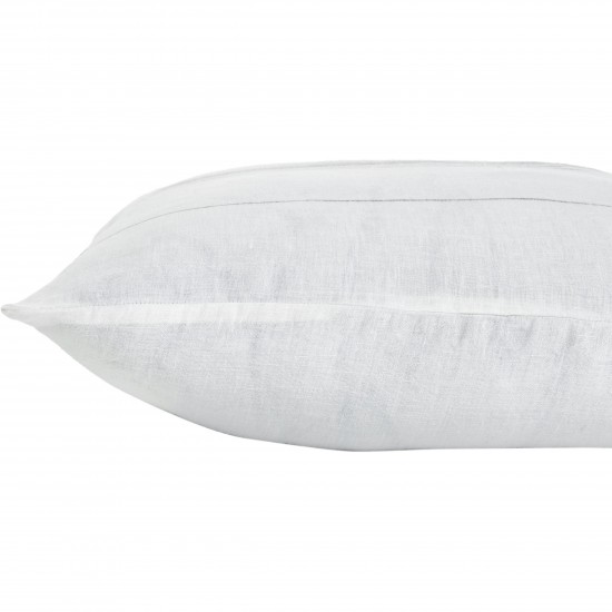 Makenna Ivory/Grey Linen Pillow