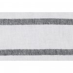 Nimah White/Black Linen Pillow