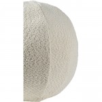 Solan Ivory Boucle Fabric Pillow