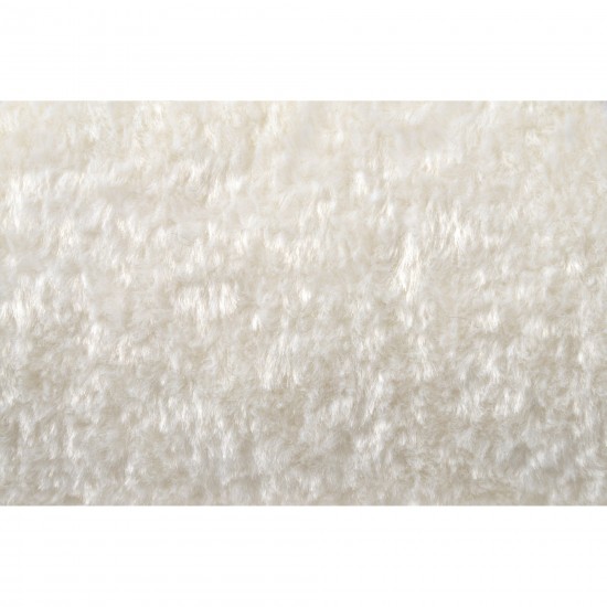 Ebba White Shearling Pillow