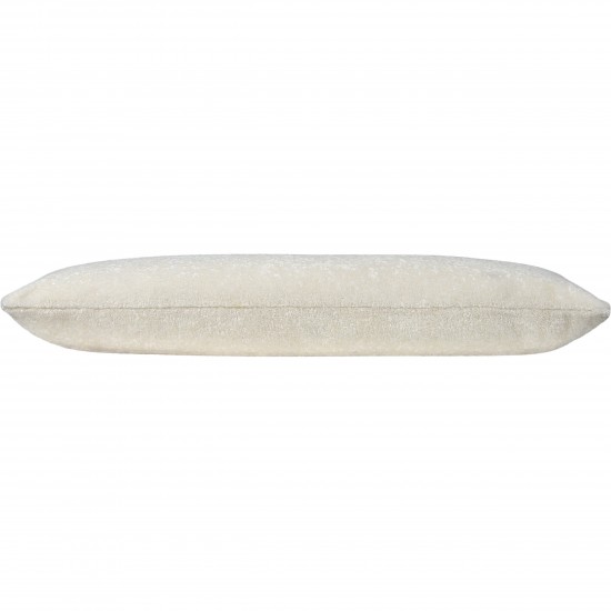 Ebba White Shearling Pillow