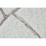Allen Off-White/Taupe Machine Tufted Micro Polyester Rug (63X87)