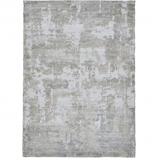 Cusano Ivory/Beige Woven Printed Polyester Rug (39X59)