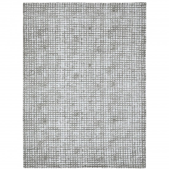 Hazel Taupe/Ivory Machine Knitted Micro Polyester Rug (63X87)