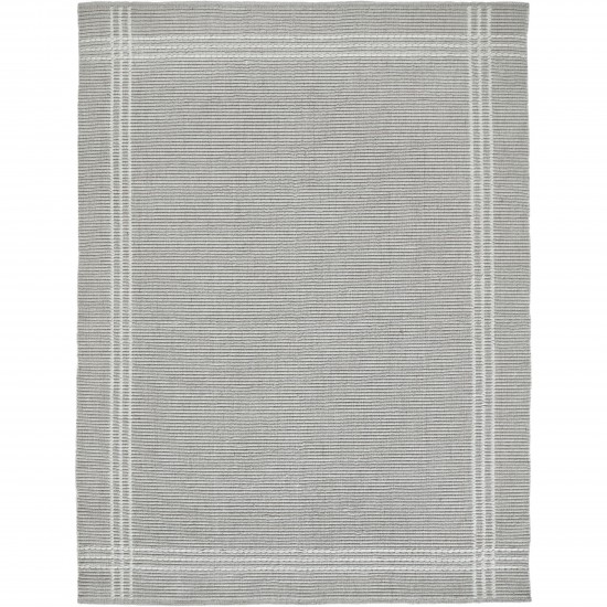 Lindley Oatmeal Hand Woven Wool, Polyester Rug (39X59)