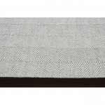 Malur Ivory/Silver Hand Woven Wool, Polyester Rug (39X59)