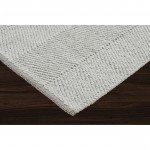 Malur Ivory/Silver Hand Woven Wool, Polyester Rug (39X59)