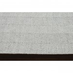 Malur Ivory/Silver Hand Woven Wool, Polyester Rug (63X87)