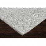 Malur Ivory/Silver Hand Woven Wool, Polyester Rug (63X87)