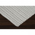 Orria Ivory/Grey Hand Woven Wool, Polyester Rug (24X39)