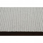 Orria Ivory/Grey Hand Woven Wool, Polyester Rug (24X39)