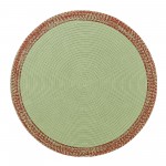 Bordered Under-Tree Christmas Reversible Round Rug - Green 35” x 35”