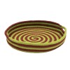 Candy Cane Round Tray - Red/Green 18"x18"x3"